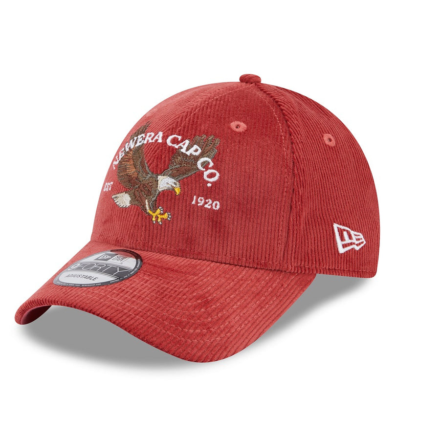 New Era 9FORTY Cord Red Cap