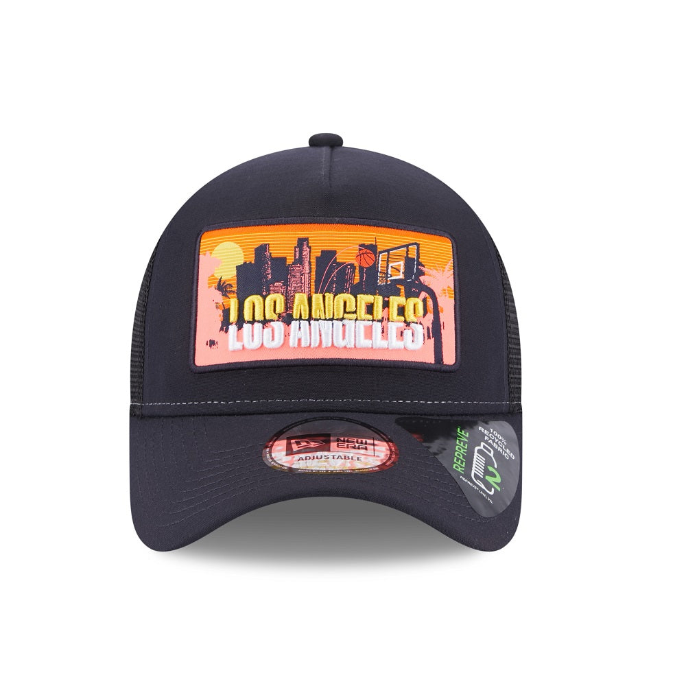 Angels Navy Team 940 A-Frame Snapback - The Locker Room Of Downey
