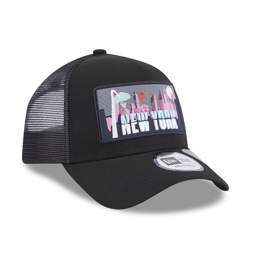 New Era  Trucker License Plate Black Cap