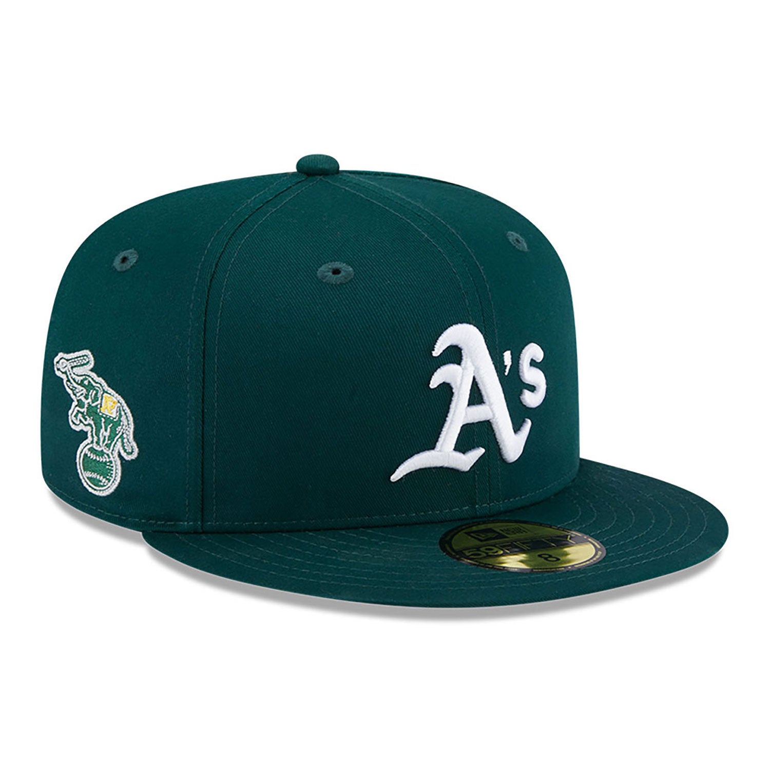 Oakland Athletics 59FIFTY Team Side Patch Green Cap – NewEra