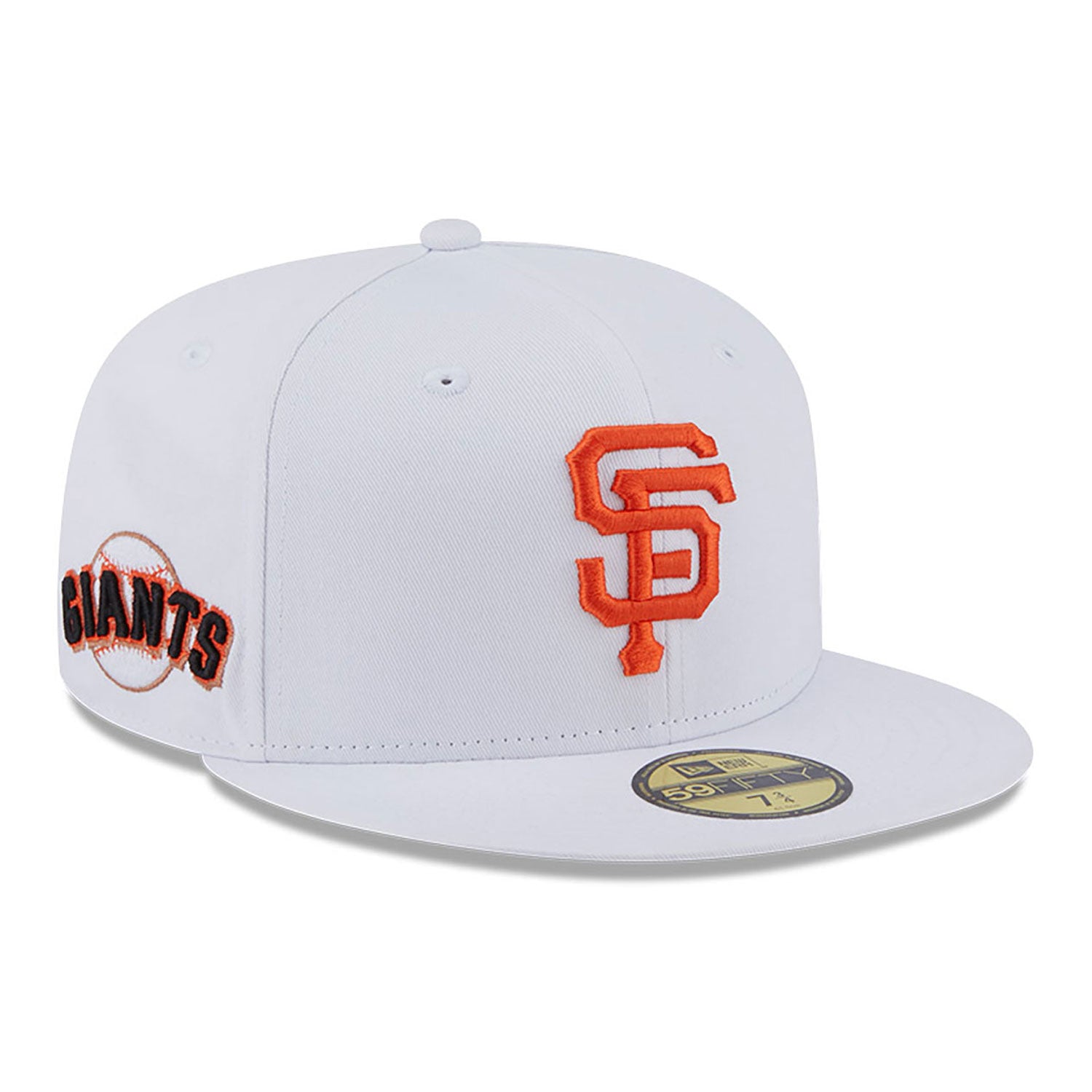 San Francisco Giants 59FIFTY Team Side Patch White Cap NewEra