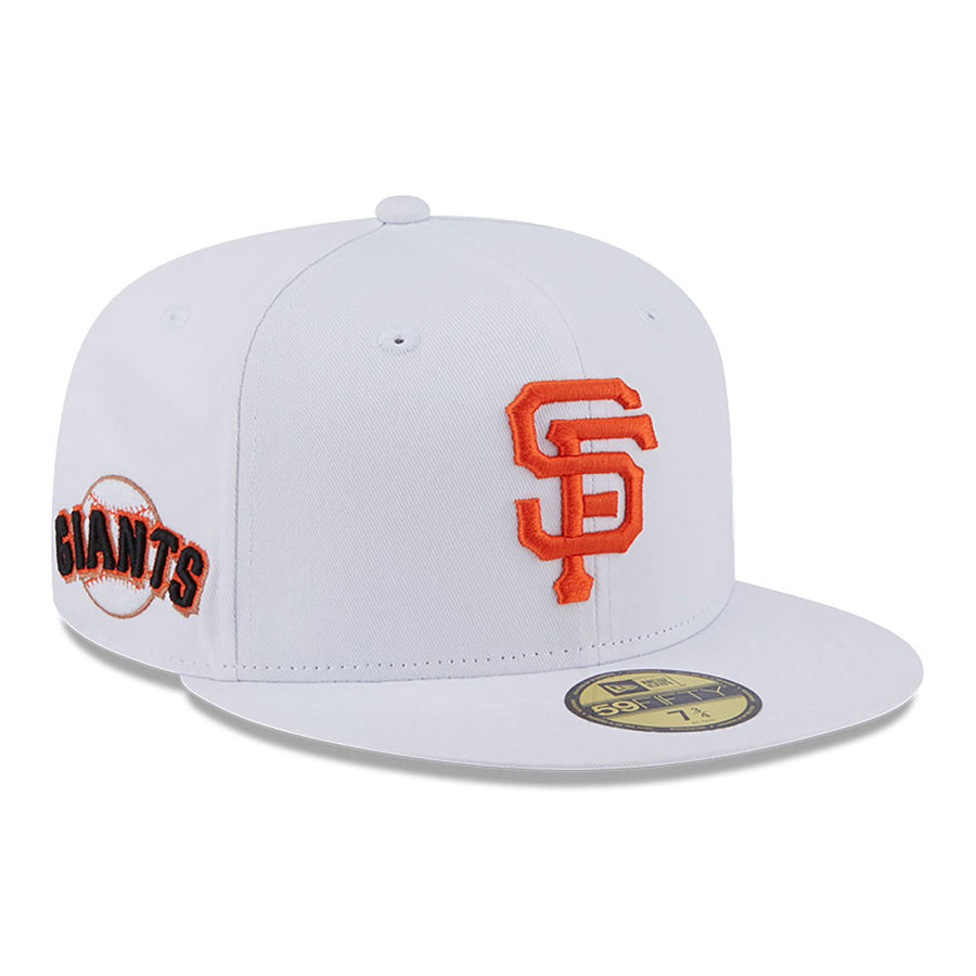 San Francisco Giants 59FIFTY Team Side Patch White Cap