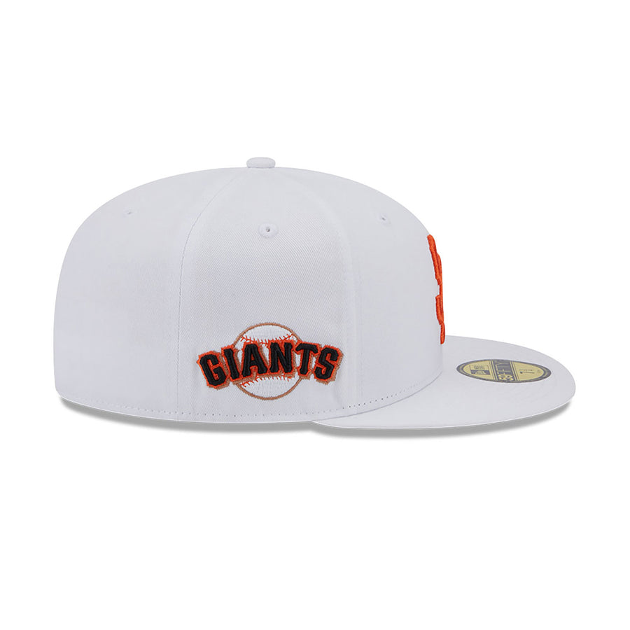 San Francisco Giants 59FIFTY Team Side Patch White Cap