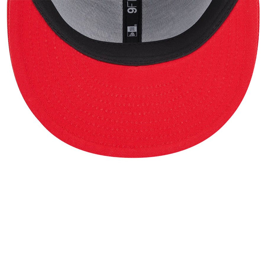 Chicago Bulls 9FIFTY Contrast Side Patch Black/Red Cap