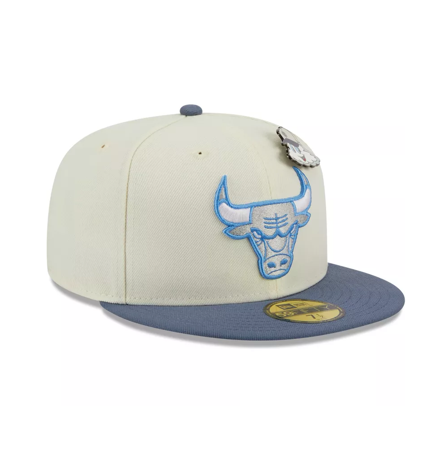 Chicago Bulls 59FIFTY The Elements White/Grey Cap