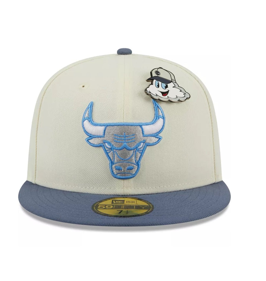 Chicago Bulls 59FIFTY The Elements White/Grey Cap