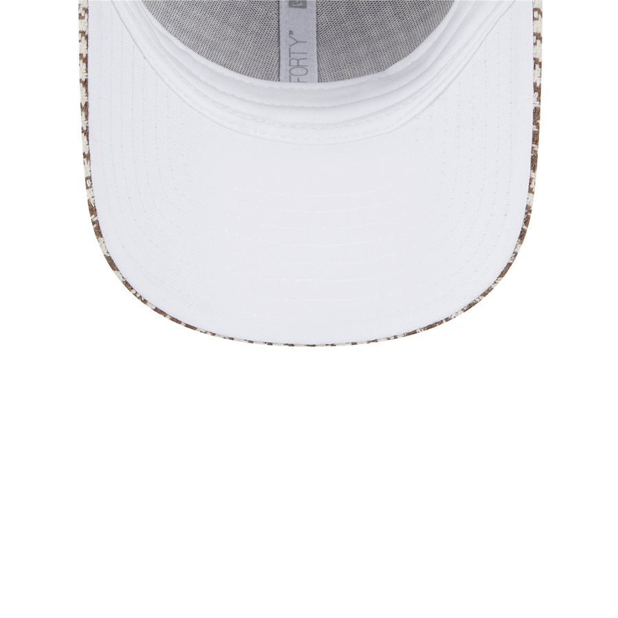 New York Yankees 9FORTY Womens Houndstooth Brown Cap