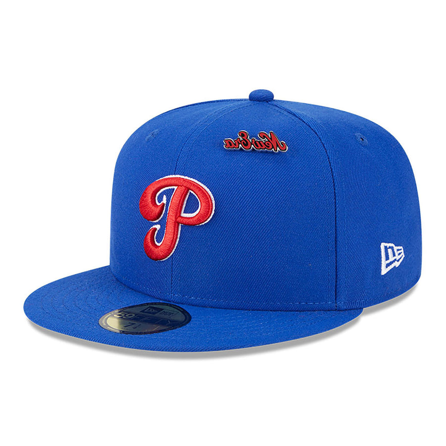 Philadelphia Phillies 59FIFTY MLB Cooperstown Pin Pack Royal Cap