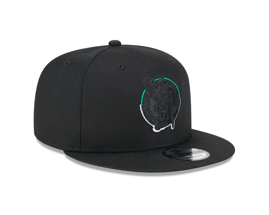 Boston Celtics 9FIFTY Split Logo Black Cap
