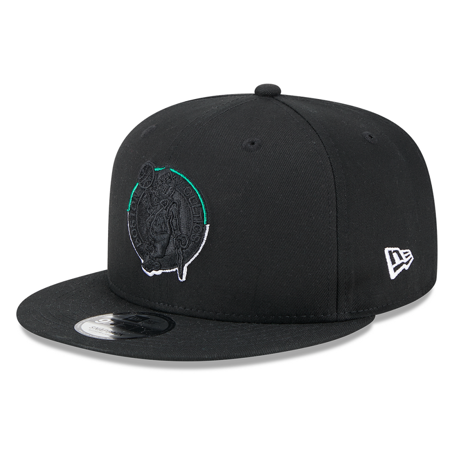 Boston Celtics 9FIFTY Split Logo Black Cap