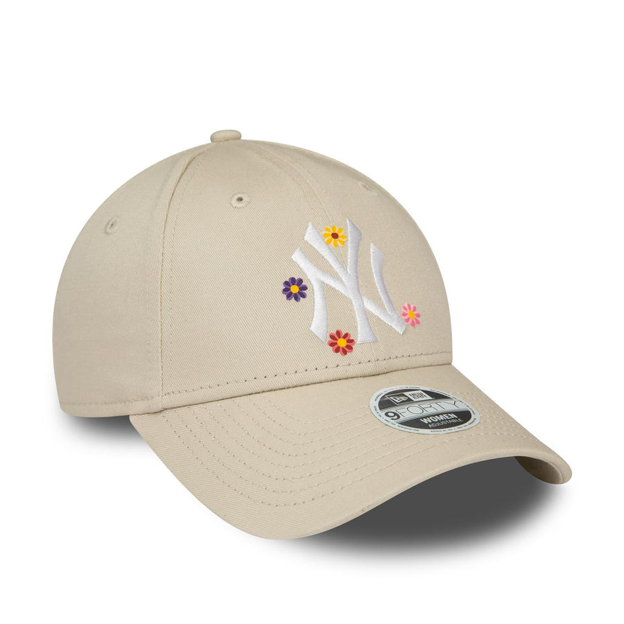 New York Yankees 9FORTY Womens Flower Stone Cap