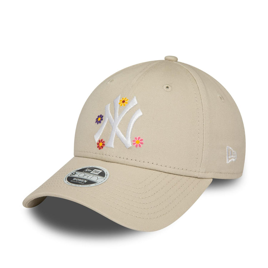 New York Yankees 9FORTY Womens Flower Stone Cap