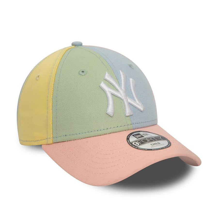 New York Yankees 9FORTY Kids MLB Block Pink Cap