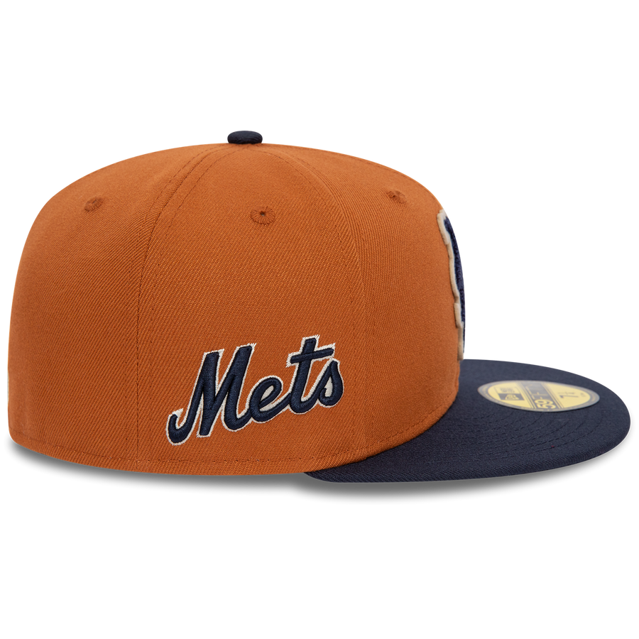 New York Mets 59FIFTY Boucle Brown Cap