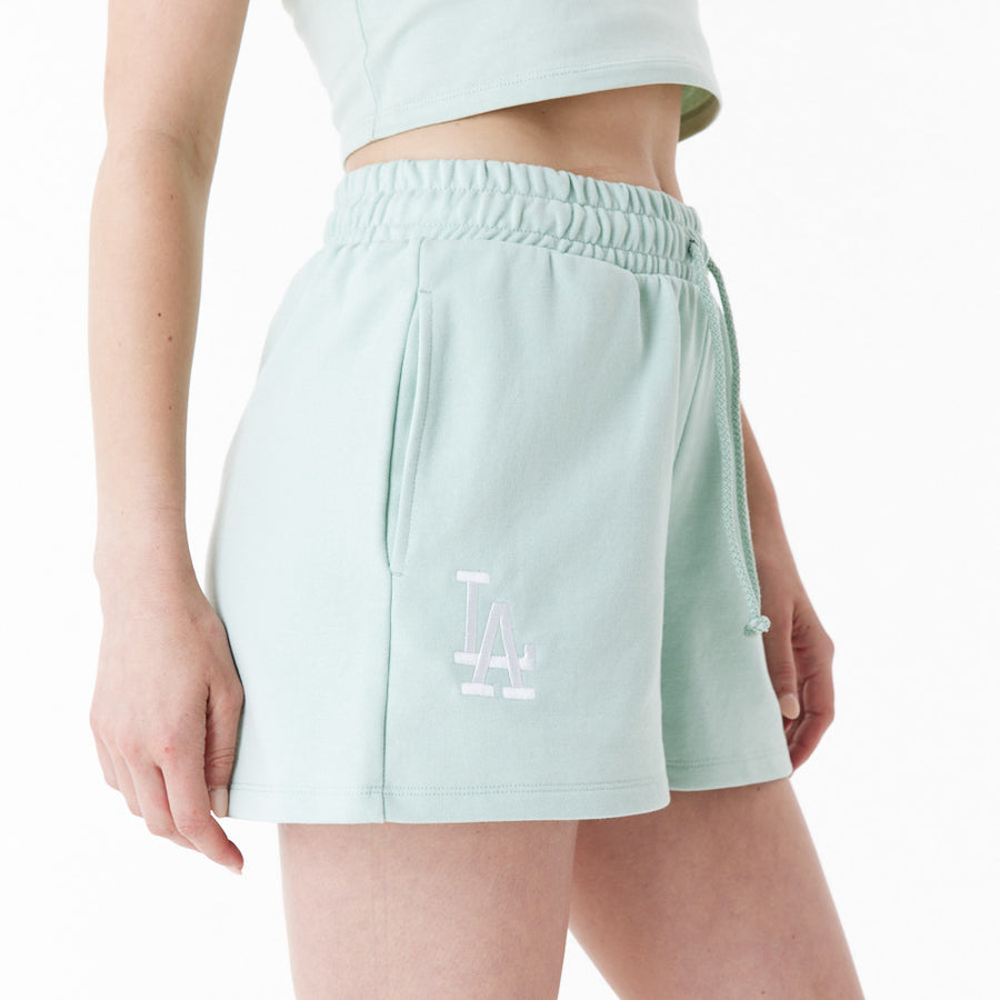 Los Angeles Dodgers Womens MLB Lifestyle Mint Green Shorts