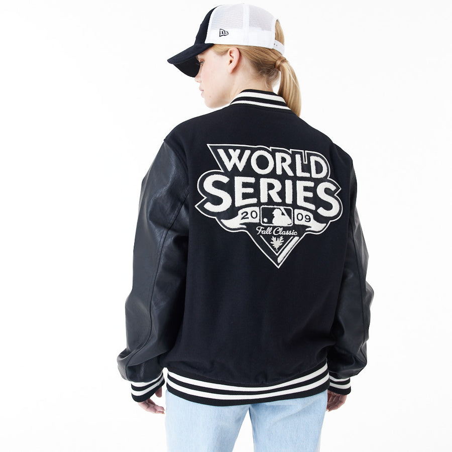 New York Yankees Varsity World Series Black Jacket