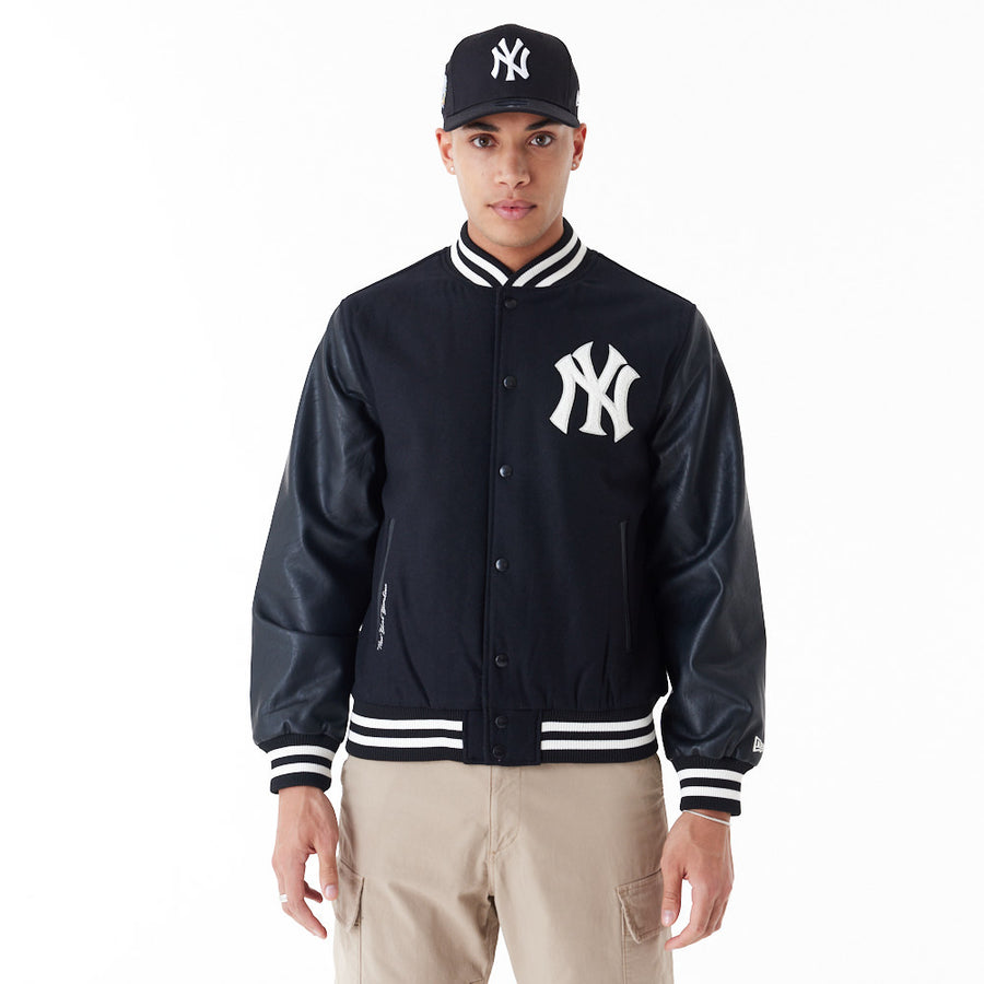New York Yankees Varsity World Series Black Jacket