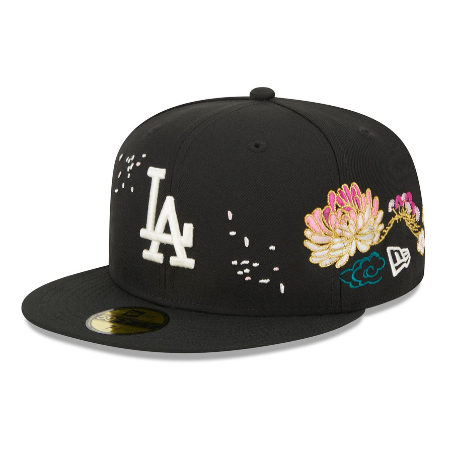 Los Angeles Dodgers 59FIFTY Cherry Blossom Black Cap – NewEra