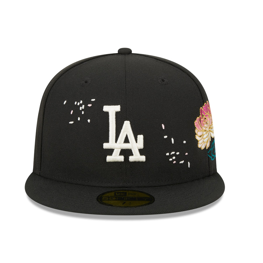 Los Angeles Dodgers 59FIFTY Cherry Blossom Black Cap
