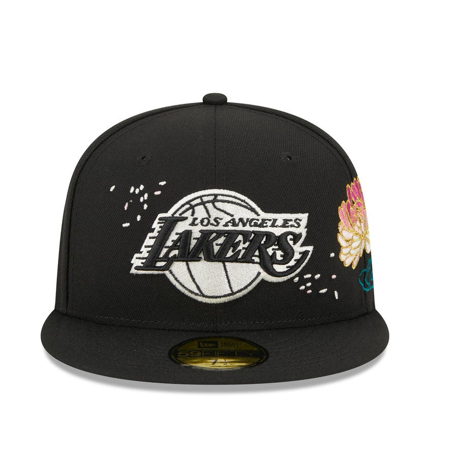 Los Angeles Lakers 59FIFTY Cherry Blossom Black Cap