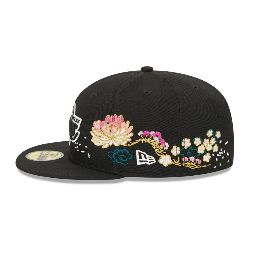 Los Angeles Lakers 59FIFTY Cherry Blossom Black Cap