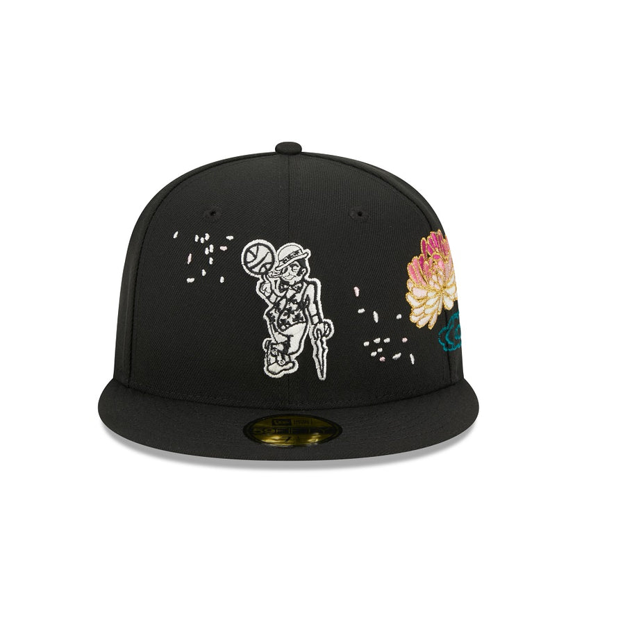 Boston Celtics 59FIFTY Cherry Blossom Black Cap