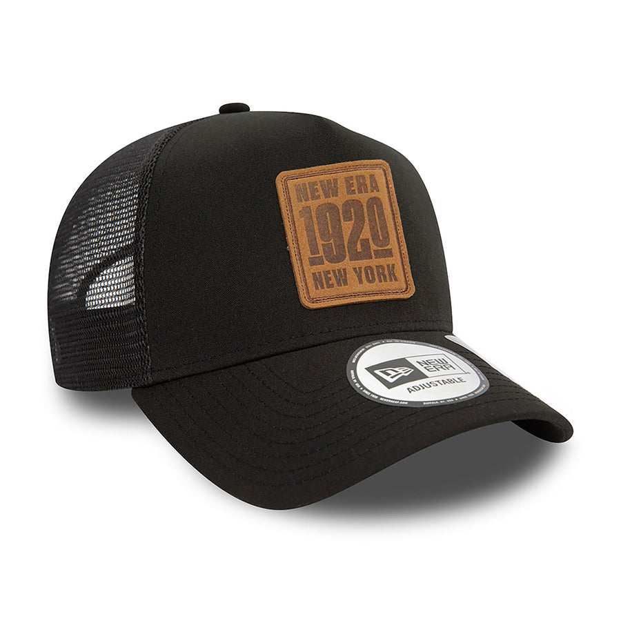 New Era Repreve A-Frame Trucker Black Cap