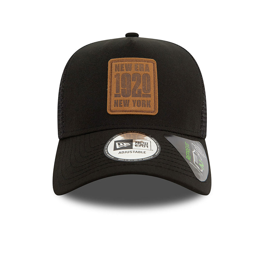 New Era Repreve A-Frame Trucker Black Cap