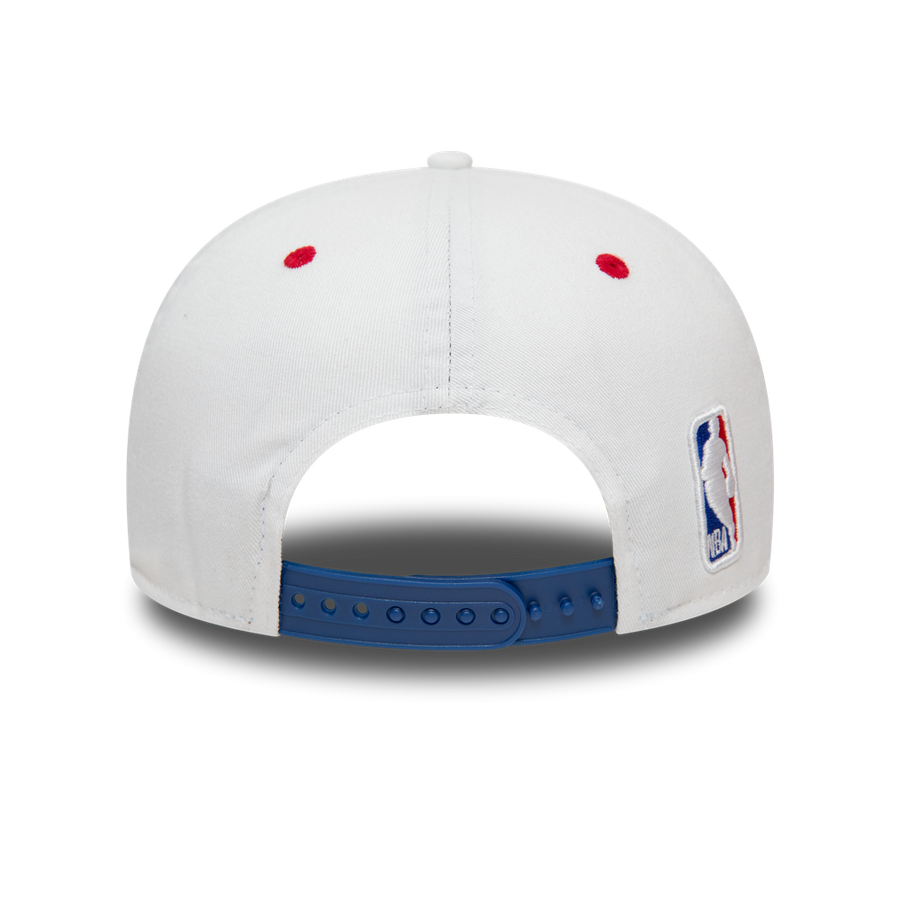NBA Logo Golfer Washed NBA White/Royal Cap
