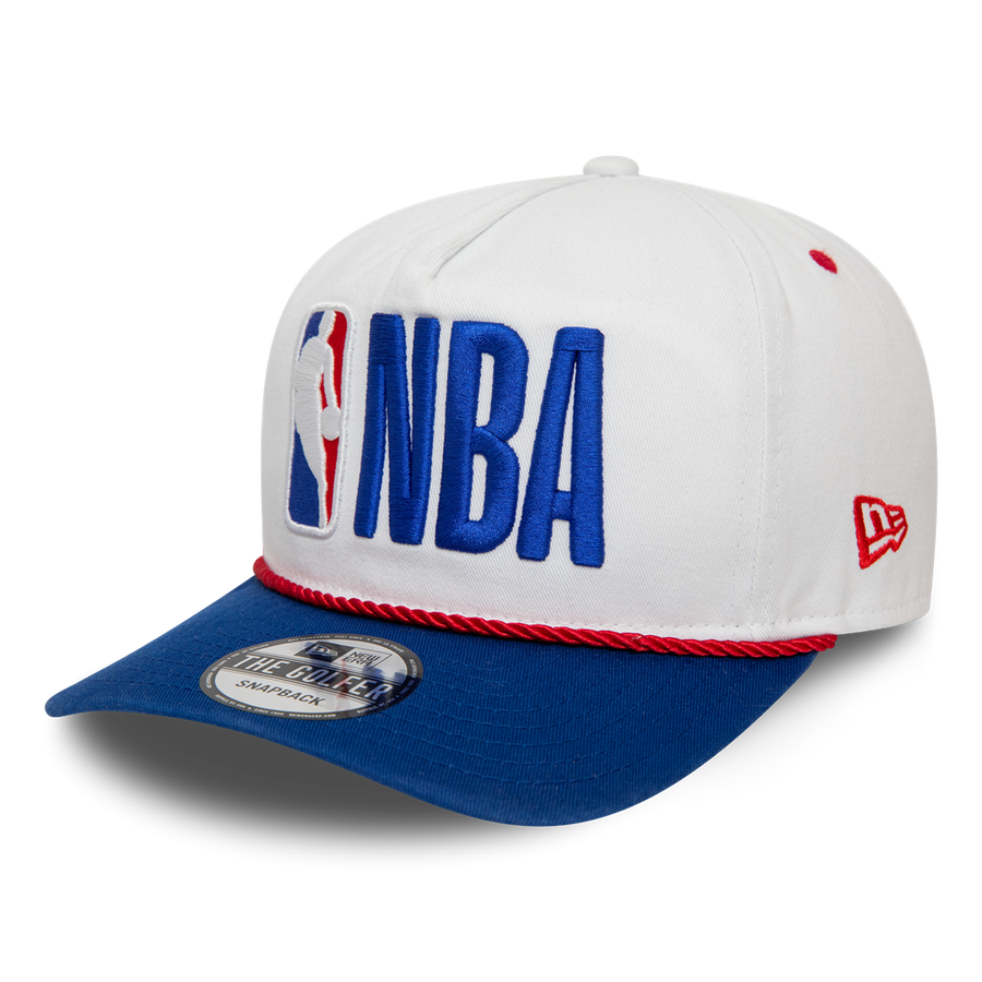 NBA Logo Golfer Washed NBA White/Royal Cap