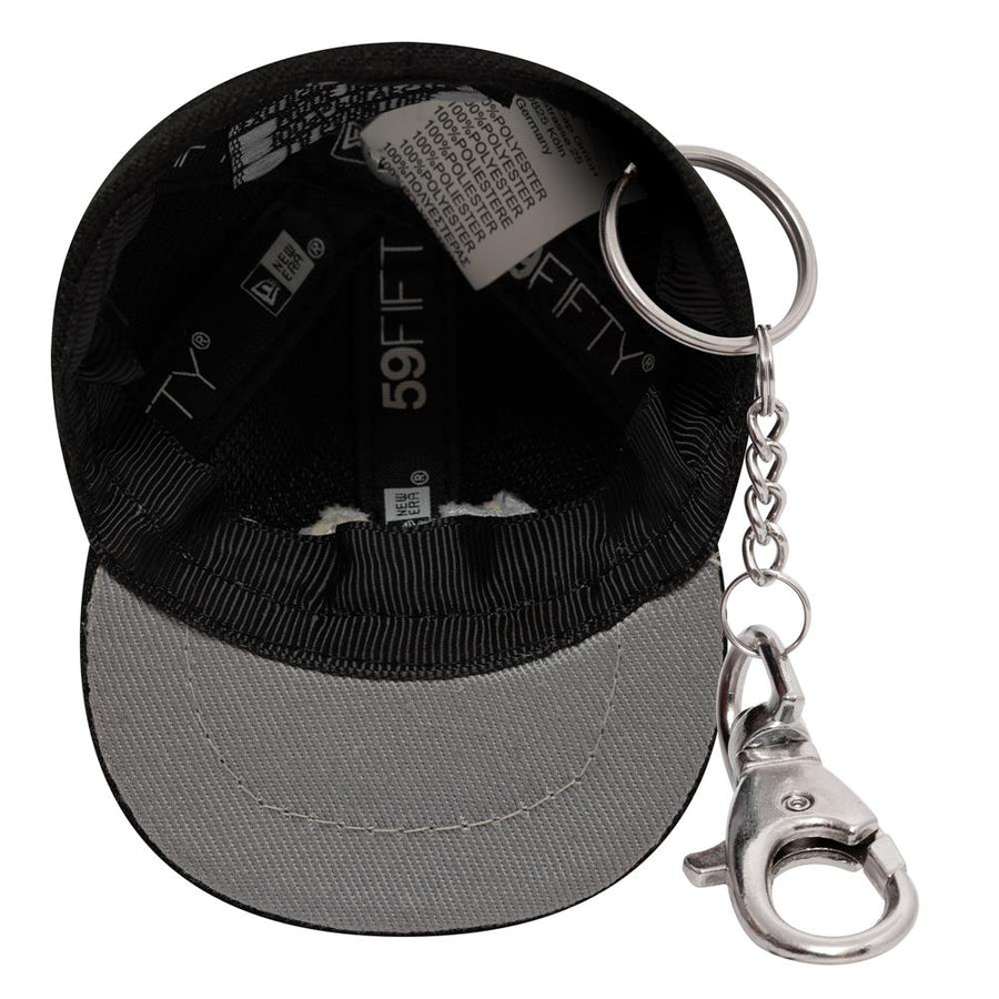 New Era Mini Cap Black Keychain