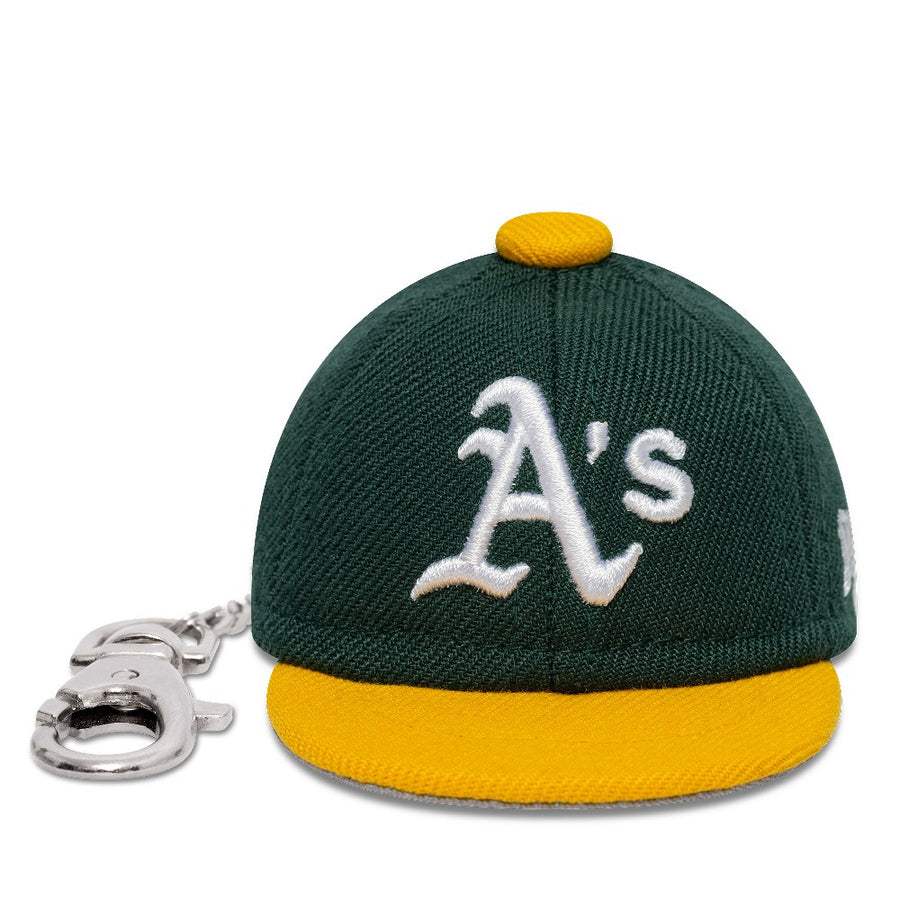 Oakland Athletics MLB Mini Cap Green Keychain