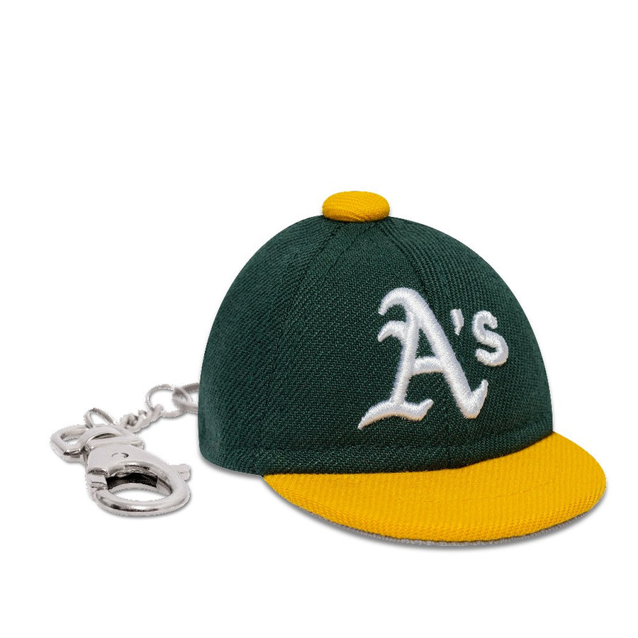 Oakland Athletics MLB Mini Cap Green Keychain
