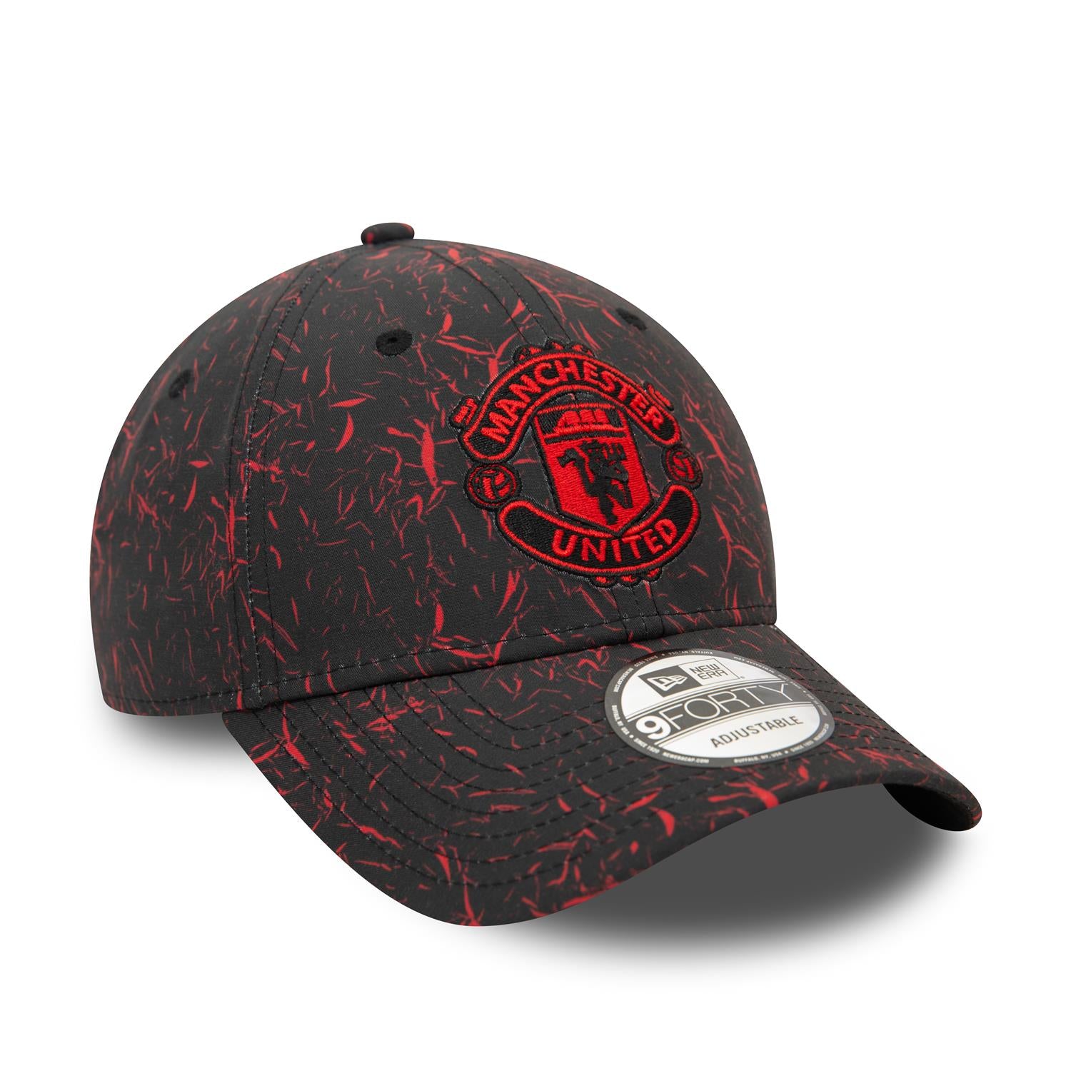 thumbnail image 2 of New Era Manchester United Cap - ONE Love Black Adjustable 9Forty Hat 2 of 13