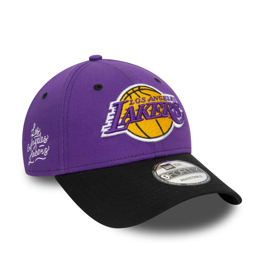 Los Angeles Lakers 9FORTY NBA Side Patch Purple Cap