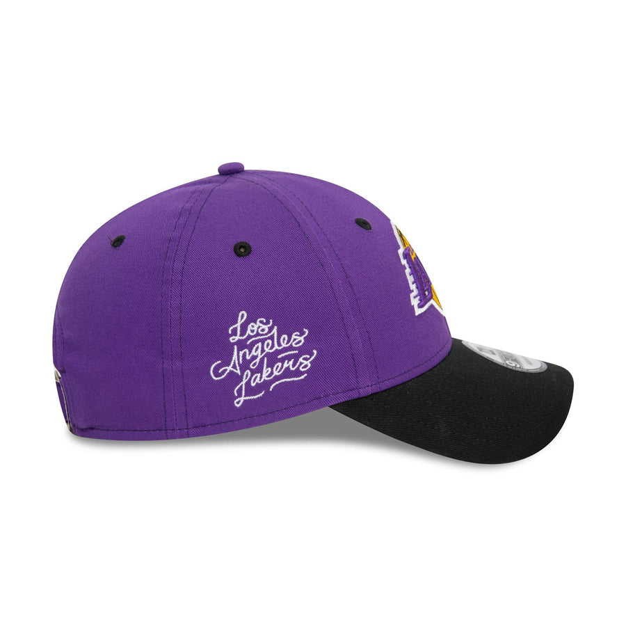 Los Angeles Lakers 9FORTY NBA Side Patch Purple Cap