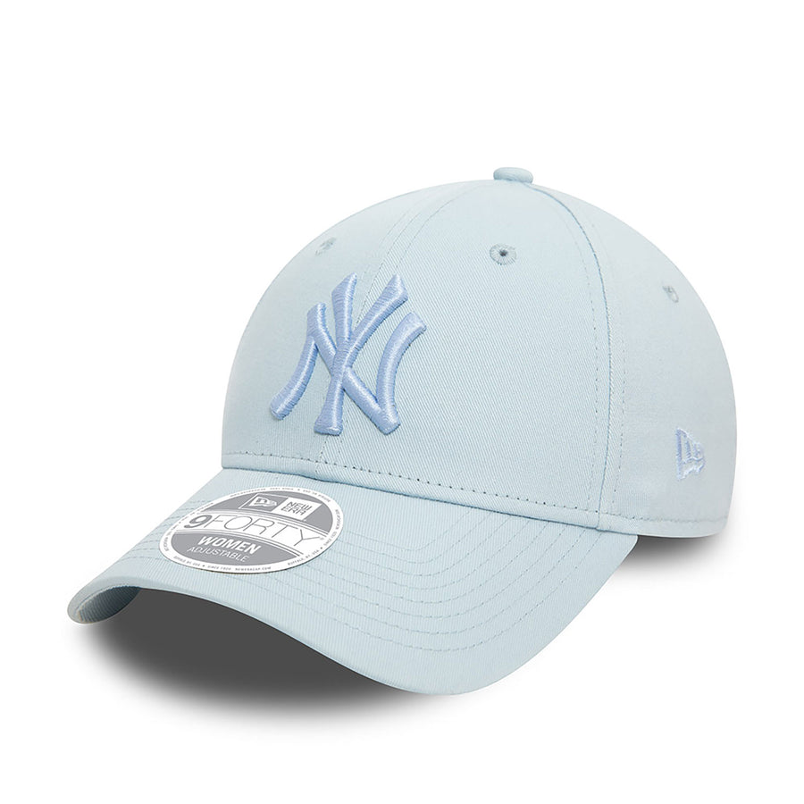 New York Yankees 9FORTY Womens League Essential Pastel Blue Cap NewEra