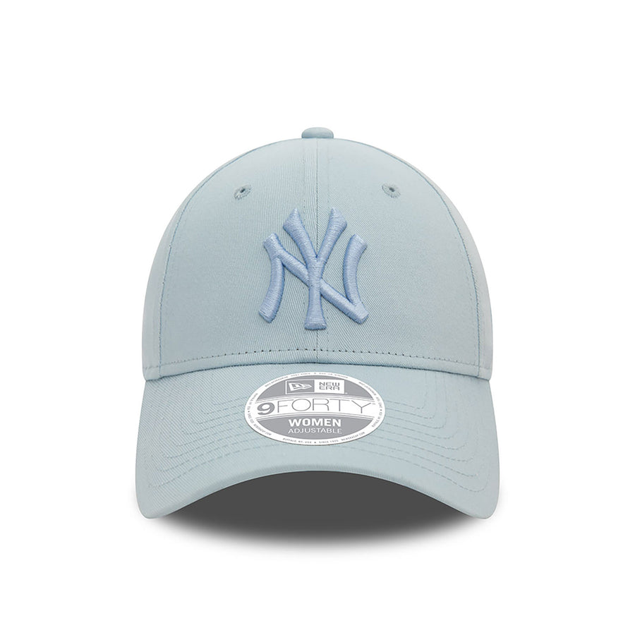 New York Yankees 9FORTY Womens League Essential Pastel Blue Cap NewEra