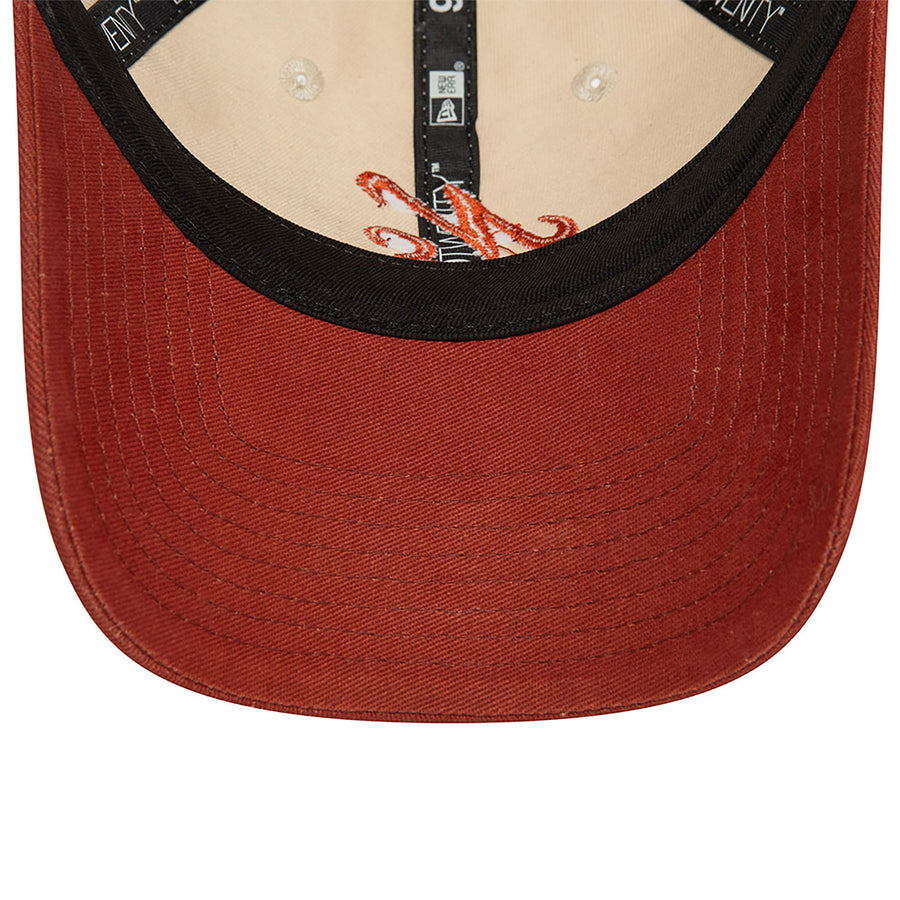 New Era 9TWENTY Peached Cotton Stone/Orange Cap