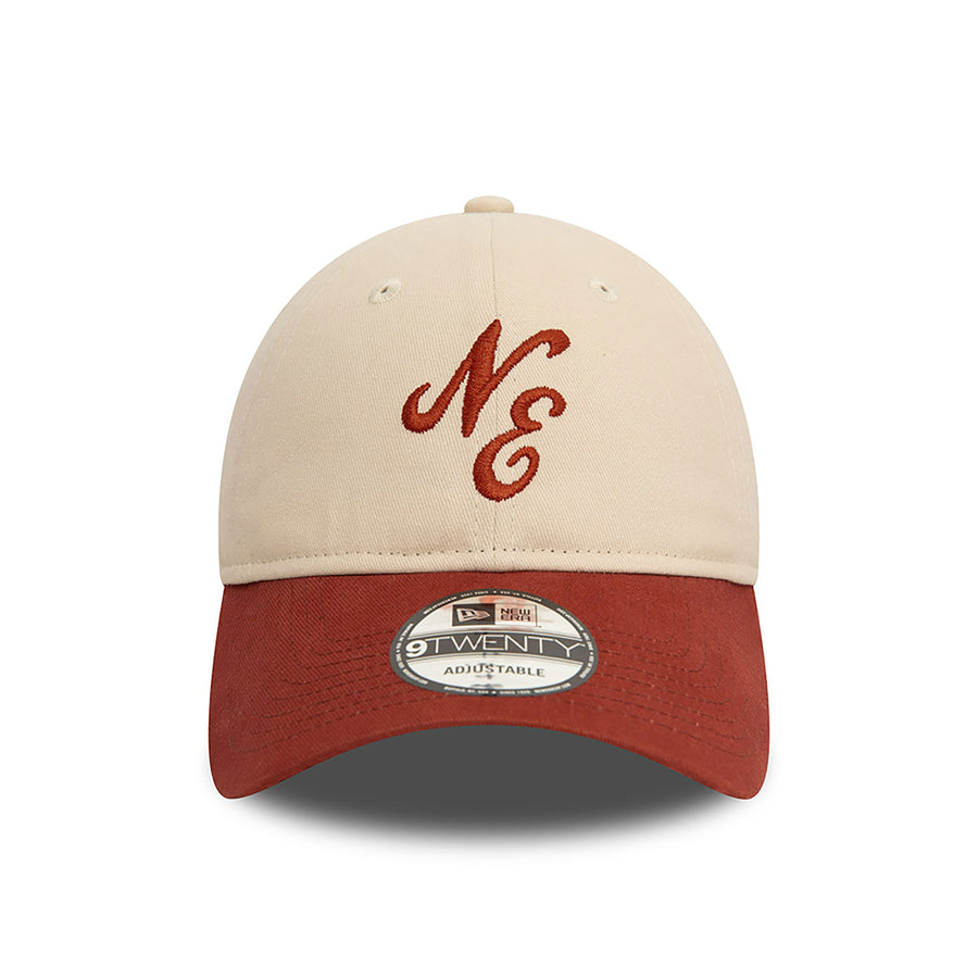 New Era 9TWENTY Peached Cotton Stone/Orange Cap