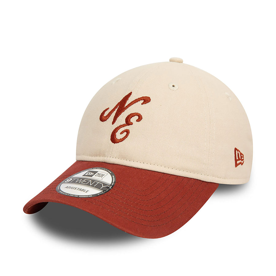New Era 9TWENTY Peached Cotton Stone/Orange Cap