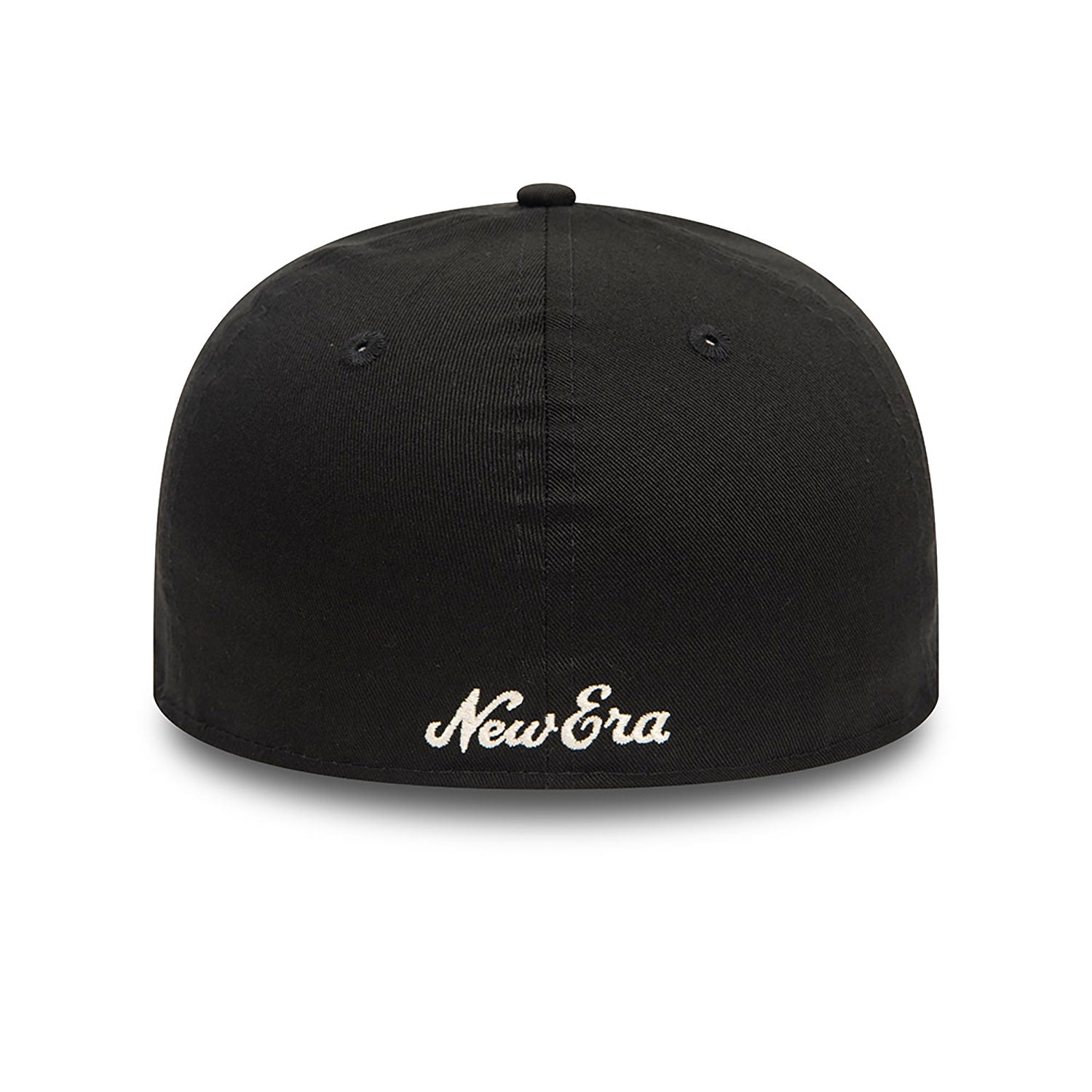 New Era 59FIFTY Low Profile Heritage Script Black Cap – NewEra