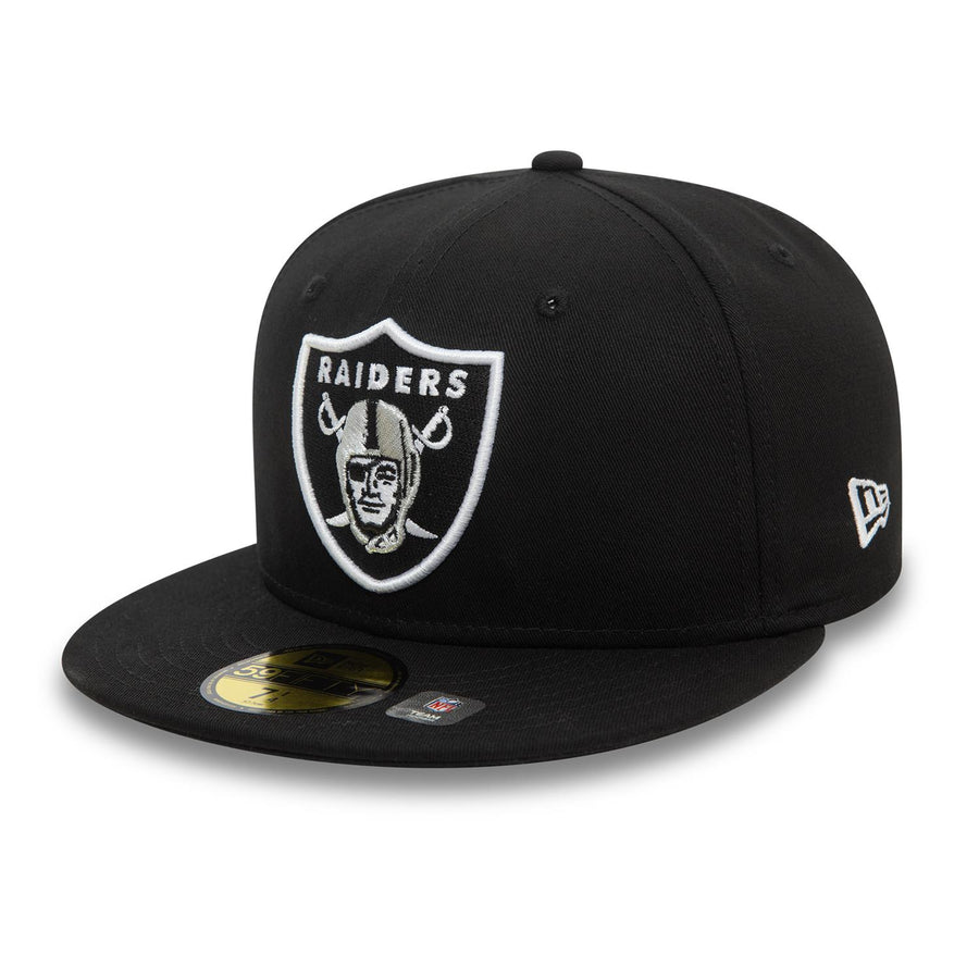 レイダース　キャップ Raiders NFL Las Vegas Raiders 59FIFTY NFL Official Team Colours Black Cap – NewEra