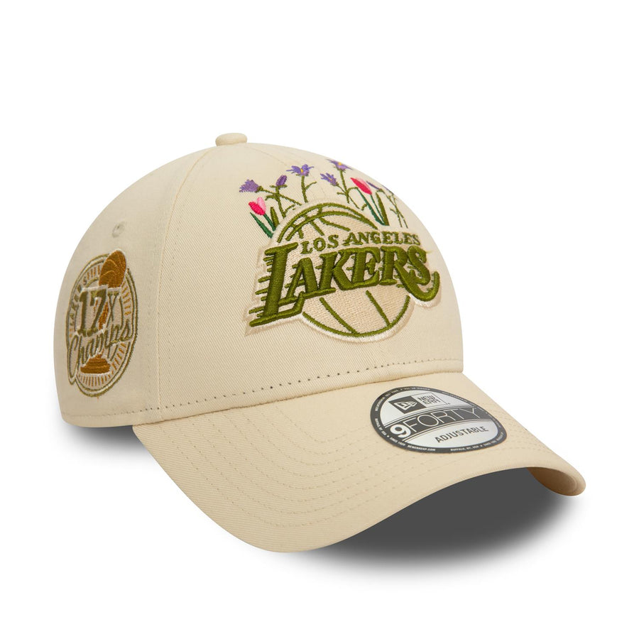 Los Angeles Lakers 9FORTY Flower Icon Stone Cap