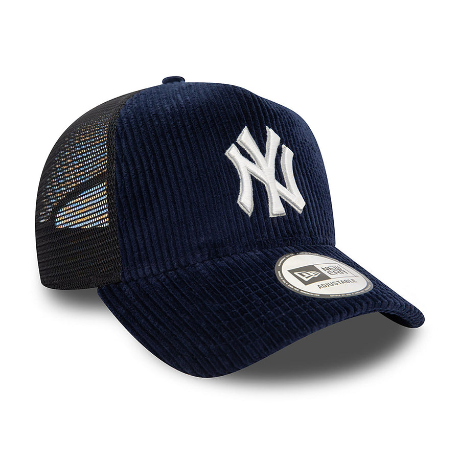 New York Yankees E-Frame MLB Cord Navy Trucker Cap