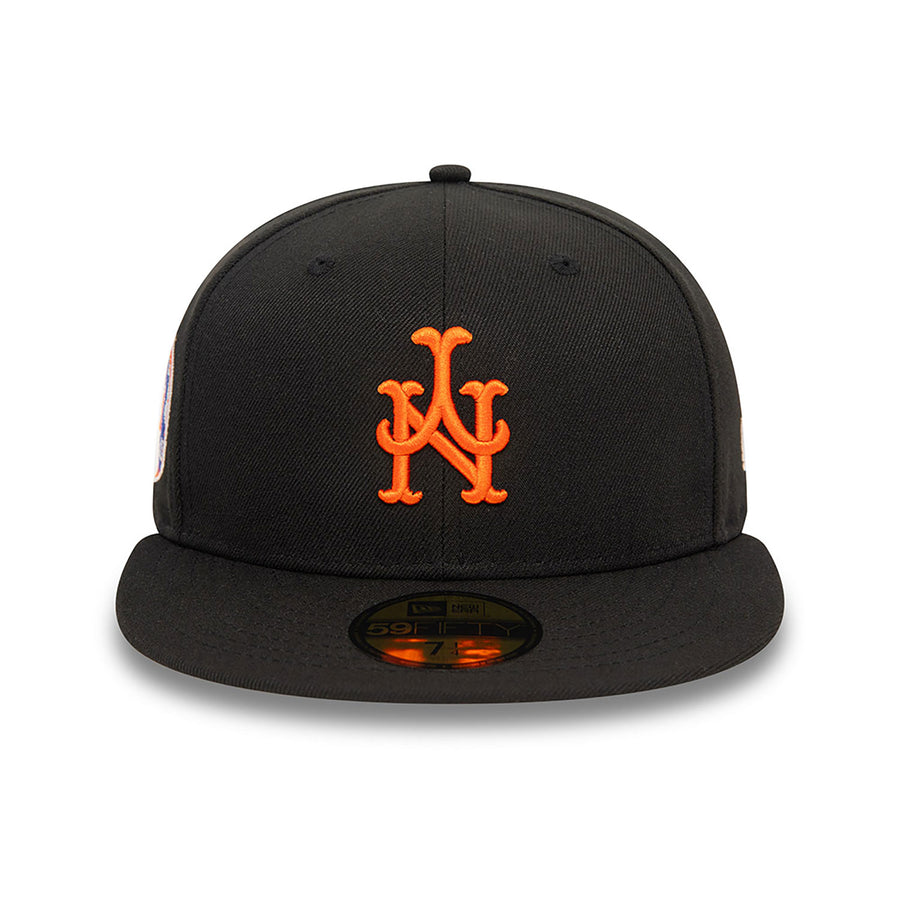 New York Mets 59FIFTY Upside Down Black Cap