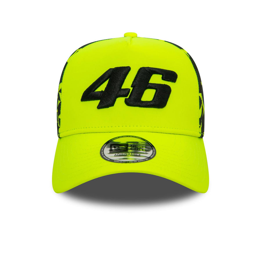 VR46 9FORTY E-Frame Geo Print Bright Yellow Cap