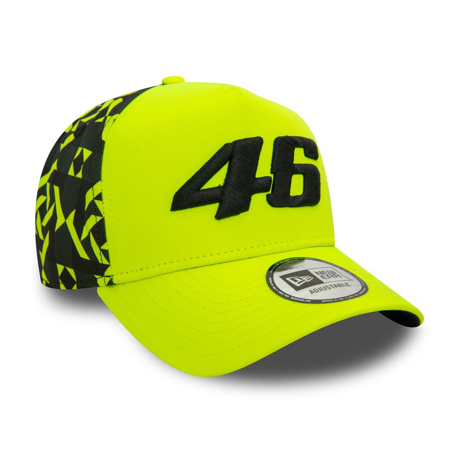 VR46 9FORTY E-Frame Geo Print Bright Yellow Cap