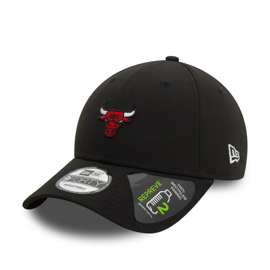 Chicago Bulls 9FORTY Repreve® Mini Logo Black Cap