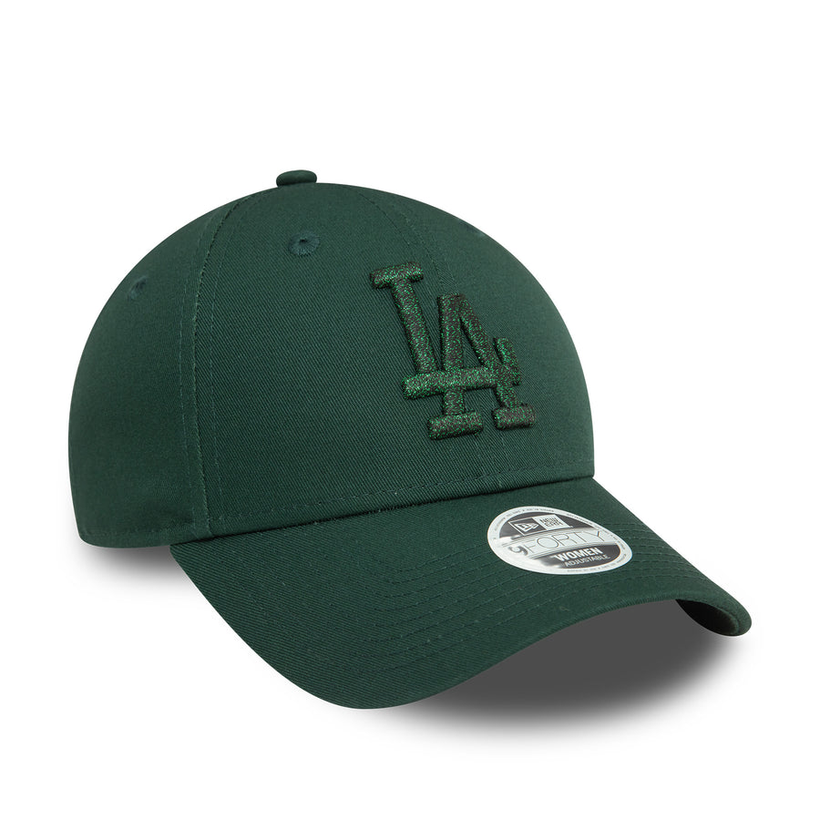 Los Angeles Dodgers 9FORTY Womens Metallic Dark Green Cap